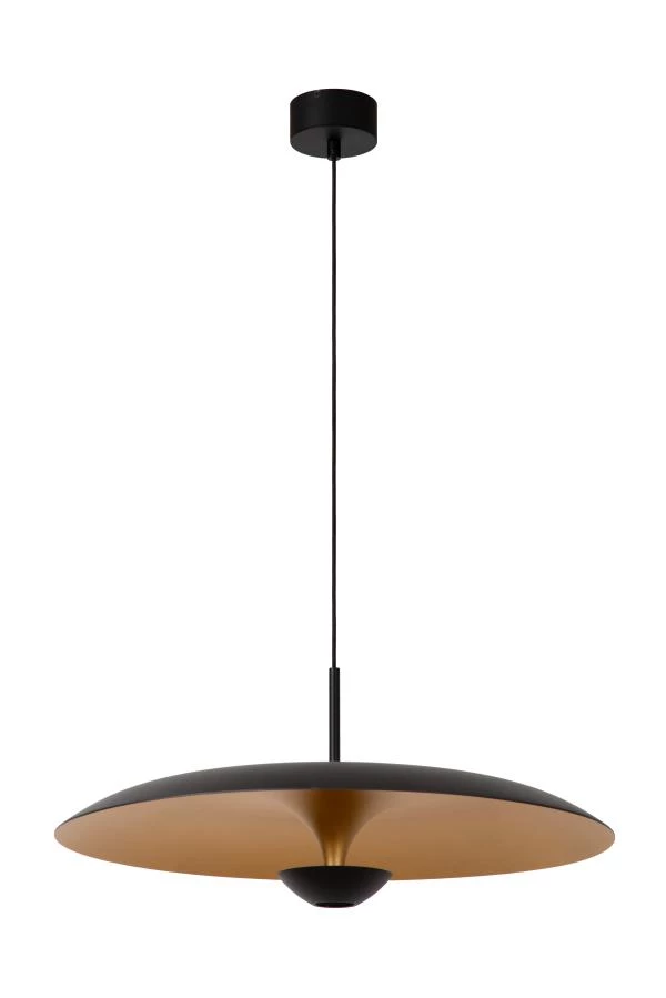 Lucide Premium KENNETH - Suspension - Ø 60 cm - LED Dim. - 1x16W 2700K - Noir - éteint